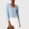 2-in-1-Strickjacke