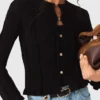 2-in-1-Strickjacke