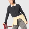 Amour Rundhals-Strickjacke