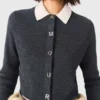 Amour Rundhals-Strickjacke