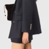 Anzugjacke mit goldenen Knöpfen