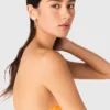 Asymmetrisches Kleid aus Leinenmischung
