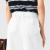 Baumwollhose mit weitem Bein