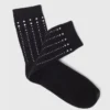 Baumwollsocken mit Strasssteinen