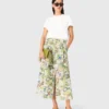 Bedruckter Maxirock mit Shorts