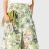 Bedruckter Maxirock mit Shorts