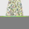 Bedruckter Maxirock mit Shorts