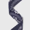 Bedrucktes Haargummi mit Twill