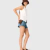 Bestickte Jacke aus Leinenmischung