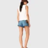 Bestickte Jacke aus Leinenmischung