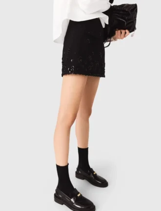 Bestickter Skort