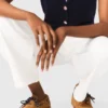 Boat-Schuhe mit Plateau aus Wildleder