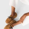 Boat-Schuhe mit Plateau aus Wildleder