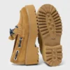 Boat-Schuhe mit Plateau aus Wildleder