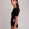 Bodysuit aus offenem Strick