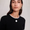 Bodysuit aus offenem Strick