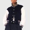 Bomberjacke aus Mischgewebe