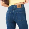Bootcut-Jeans mit Perlenverzierung