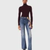 Bootcut-Jeans mit Reißverschlusstaschen