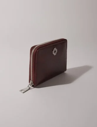 Brieftasche aus Craquelé-Leder
