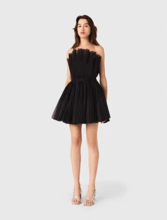 Bustierkleid aus Tüll und Organza