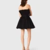 Bustierkleid aus Tüll und Organza
