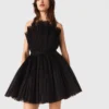 Bustierkleid aus Tüll und Organza
