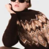 Fair-Isle-Pullover mit hohem Kragen