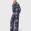 Fließende Hose mit Bandana-Print