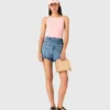 Geflochtene Jeansshorts