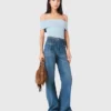 Geflochtene Schlagjeans