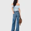 Geflochtene Schlagjeans