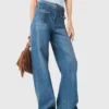 Geflochtene Schlagjeans