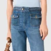 Geflochtene Schlagjeans