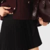 Gerad geschnittene Plissee-Shorts