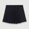 Gerad geschnittene Plissee-Shorts