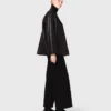Gesteppte Lederjacke