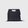 Gesteppte M Bag aus Leder