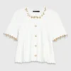 Goldschmuck-Strickjacke
