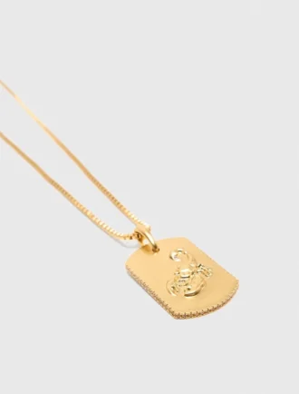 Halskette mit Sternzeichen-Plakette