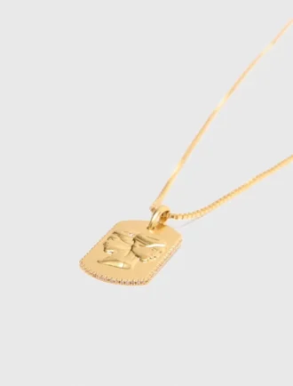 Halskette mit Sternzeichen-Plakette