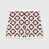 Häkel-Shorts mit Blumenmuster