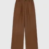 Hose aus Leinenmischung