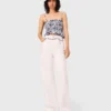 Jeans mit hoher Taille und weitem Bein