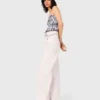 Jeans mit hoher Taille und weitem Bein