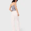Jeans mit hoher Taille und weitem Bein
