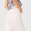 Jeans mit hoher Taille und weitem Bein