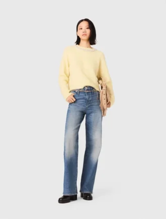 Jeans mit Kettengürtel