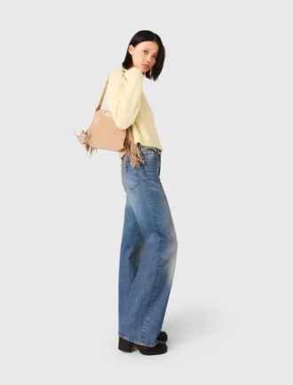 Jeans mit Kettengürtel