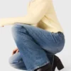 Jeans mit Kettengürtel